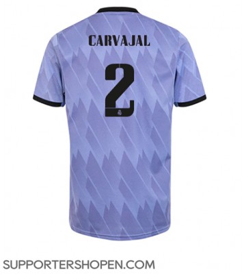 Real Madrid Daniel Carvajal #2 Borta Matchtröja 2022-23 Kortärmad